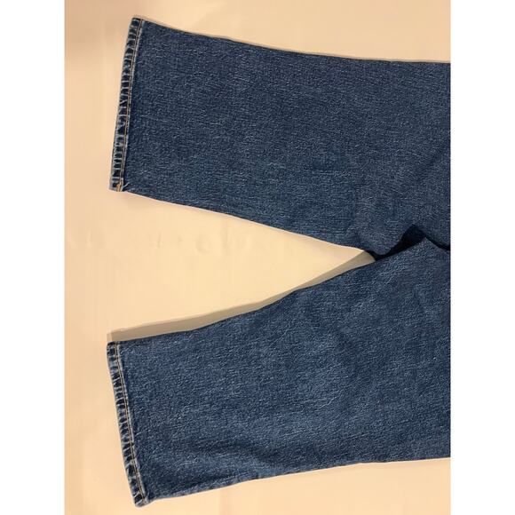 NWT Abercrombie & Fitch Mid Rise Capri Denim Jeans Womens Size 34 Blue Y2K - Picture 12 of 16